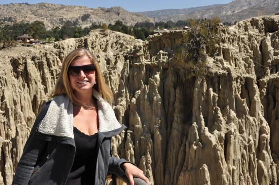 Chegando ao Valle de la Luna, em La Paz, capital da Bolívia